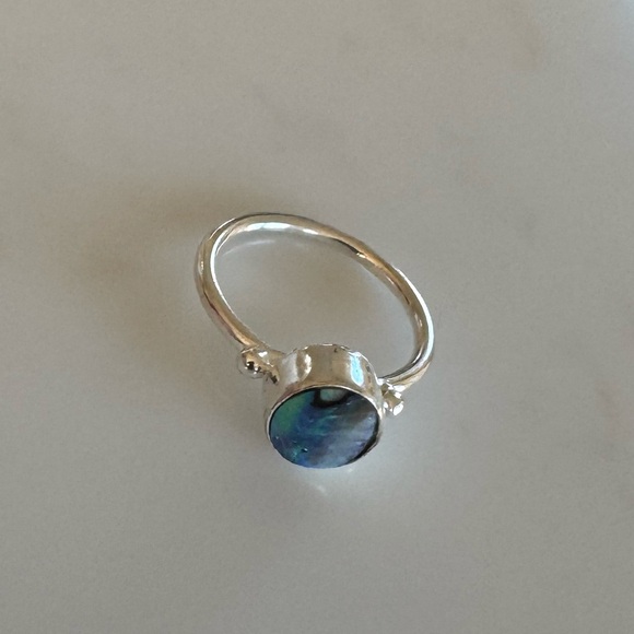 NWOT Sundance Shimmering Tide Ring, Abalone Shell, Sterling Silver - Picture 4 of 6